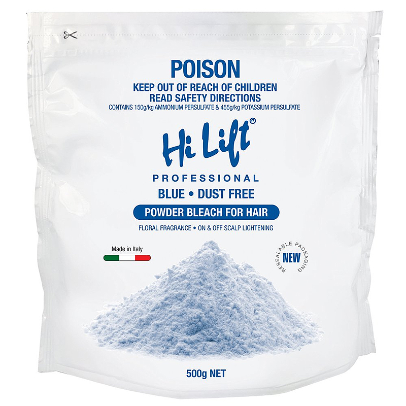 Hi Lift BLEACH BLUE REFILL BAG 500gm . Discount Beauty Supplies